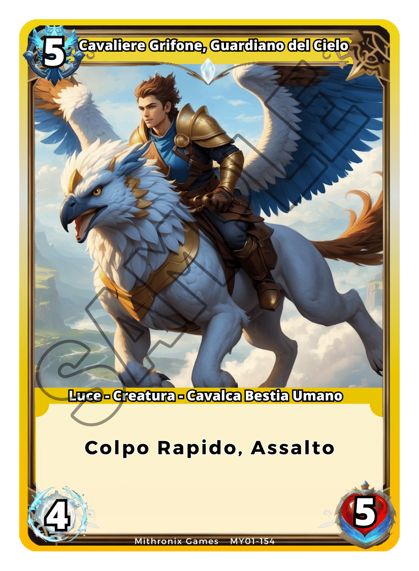 Cavaliere Grifone, Guardiano del Cielo