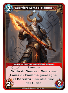 Guerriero Lama di Fiamma